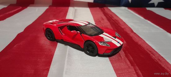 Машинка (модель) Kinsmart Ford GT 2017 1/38
