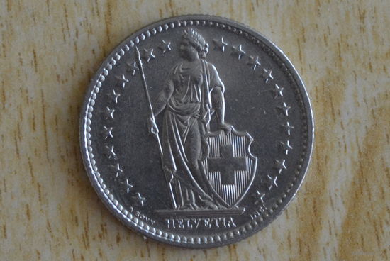 Швейцария 2 франка 1972 с 1 руб