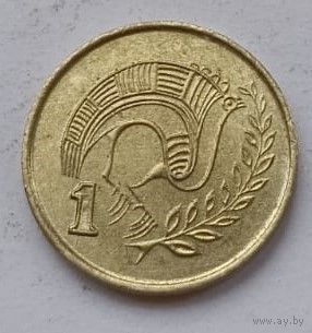 Кипр 1 цент 1994 год, AU