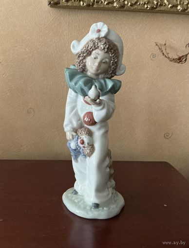 Статуэтка Арлекин Клоун NAO by Llardo Испания винтаж