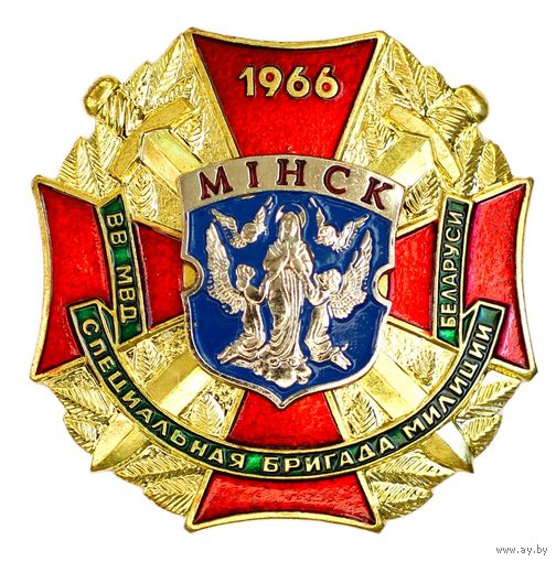 ВВ МВД. Минск. Специальная бригада милиции. В желтом