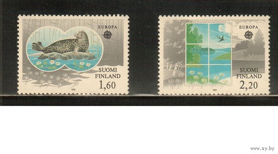 Финляндия-1986(Мих.985-986) , **  ,   Фауна,   (полная серия)