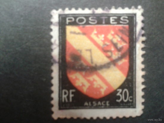 Франция 1946 герб Эльзаса