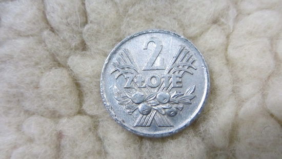 2 злотых 1973 года MW "Колосья и фрукты" (Польша, Народная Республика)