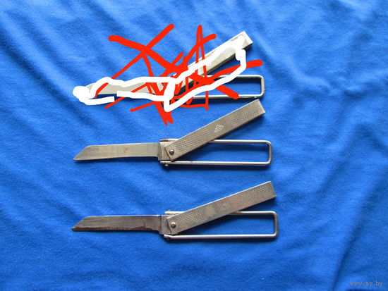 Нож складной рамочный времен Бсср ,з-д М Т З. Новые в оригинале.Цена за 1 экземпляр .