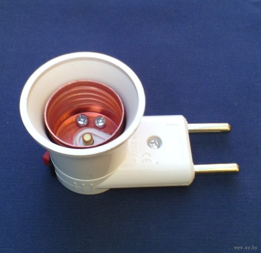 Светильник-ночник Е14 EKF белый c 1 рубля