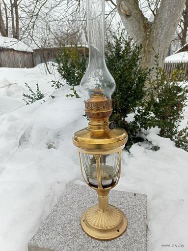 Керосиновая дворцовая лампа (конец XIX-начало XXв)