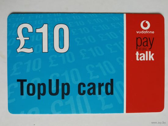 Телефонная карта. Англия