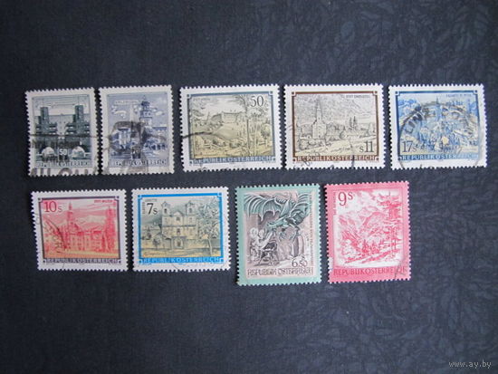 Лот марок Австрии - стандарты