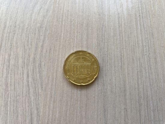 Германия, 10 евроцентов 2022 F