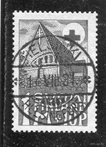 Финляндия. Из серии Красный крест. Старинная церковь