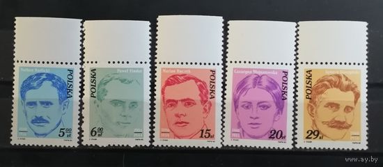 Польша 1982 Лидеры рабочего движения