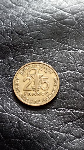 ТОГО 25 франков 1957 год