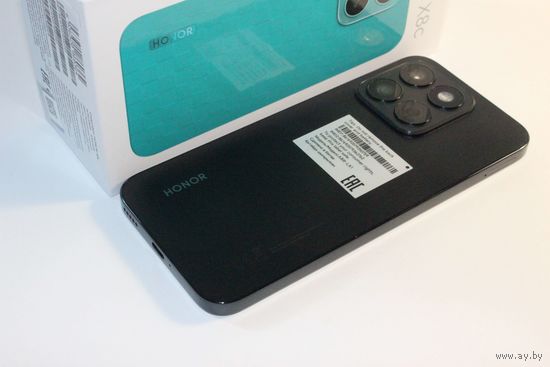 Новый Телефон HONOR X8c 6GB/128GB (черный)
