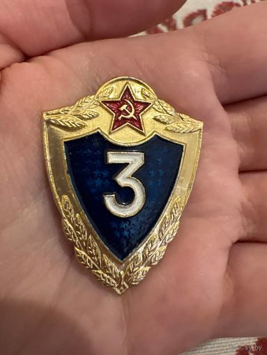 Классность 3 класс солдатский общевойсковой значок
