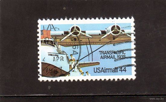 США.Ми-1727 .Martin M-130 Китай Clipper Серия: Пионеры авиации.1985.