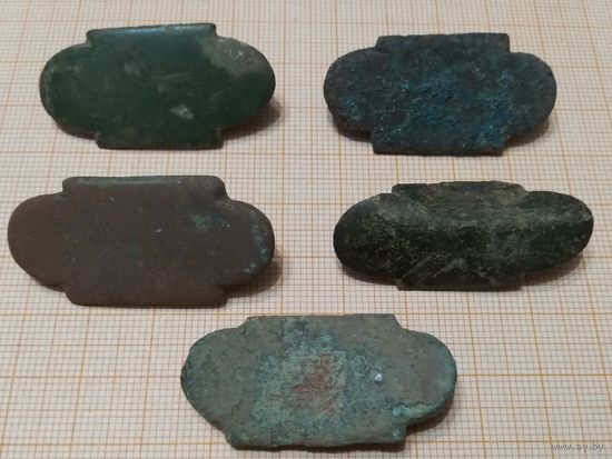 Элементы конской упряжи. 5 шт.