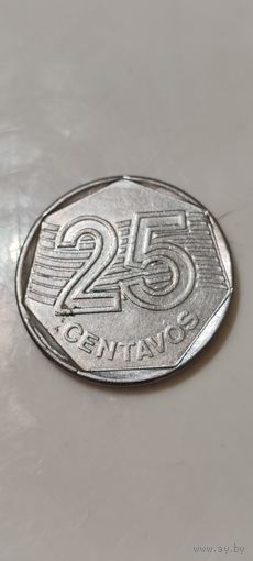 Бразилия  25 сентаво 1995