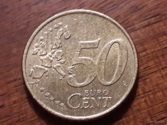 50 евроцентов 2001 Нидерланды