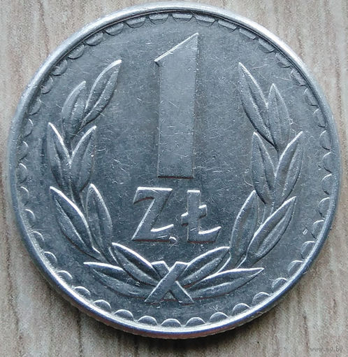 1 злотый 1986 г.