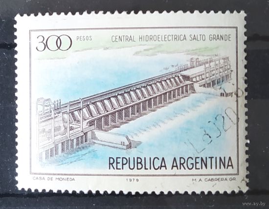 Аргентина 1979 ГЭС 1 из 3 .