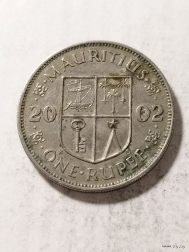 Маврикий 1 рупия 2002
