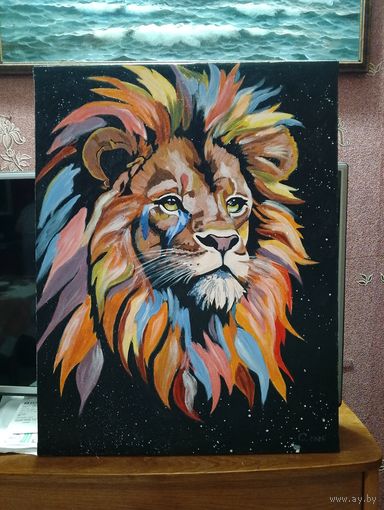 Картина Царь зверей репродукция