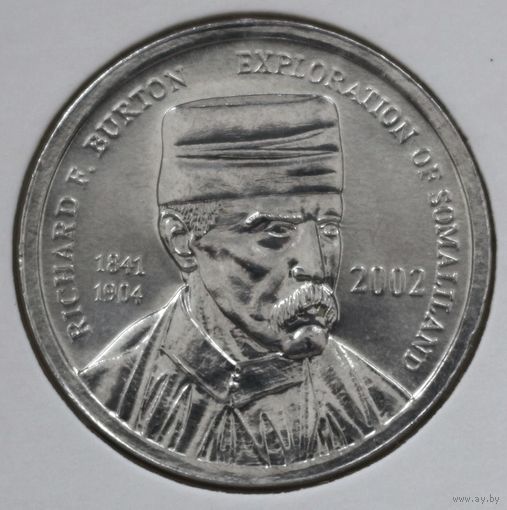 Сомалиленд 5 шиллингов 2002 год "Ричард Френсис Бёртон"