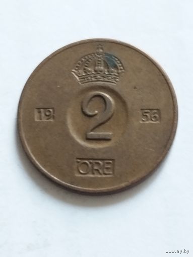 Швеция 2 оре 1956