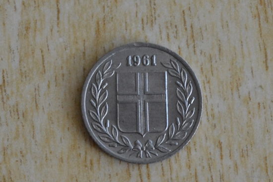 Исландия 25 эйре 1961