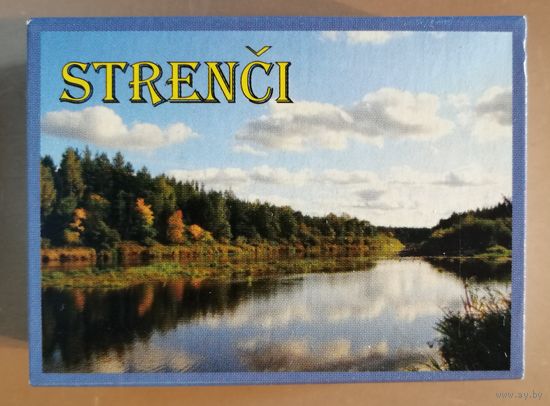 Латвия, города на спичечных коробках, Стренчи, 7 х 5 х 2 см, спички