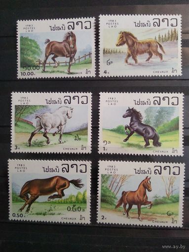 Лаос 1983 г. Лошади.