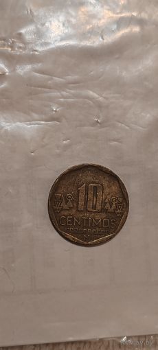 Перу 10 сентимос 2012