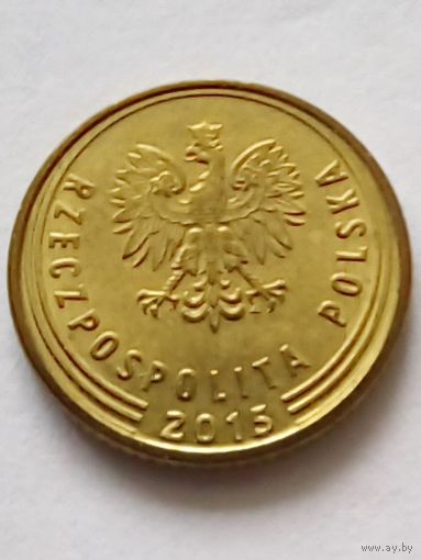 Польша 1 грош 2015 г.(2)