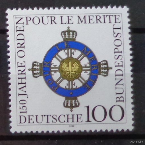 Современная Германия 1992г. Mi.1613 MNH** полная серия