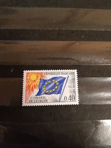 1969 Франция служебная для Совета Европы флаг чистая клей MNH** (3-14)