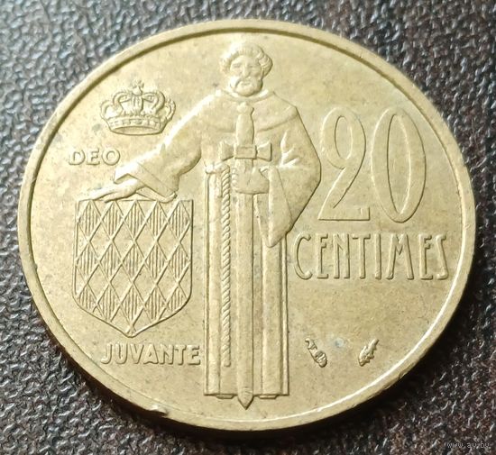 Монако 20 сантимов, 1978    ( 1-15-1 )