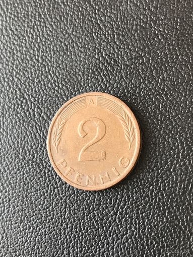 2 пфеннига 1991 Германия