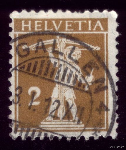 1 марка 1909 год Швейцария 111