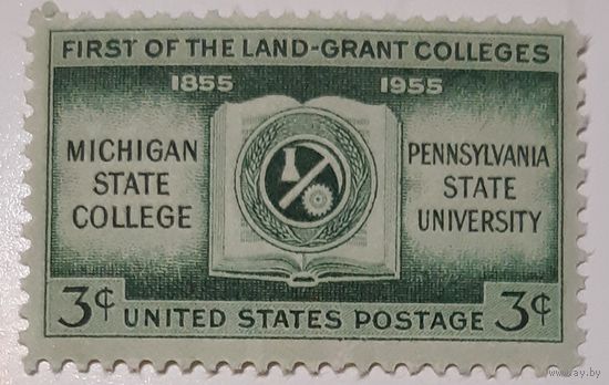 1955 Сто-летие колледжей, получающих субсидии от земель США