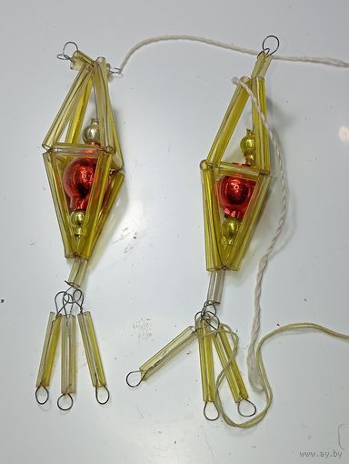 Ёлочная игрушка Стеклярус , СССР .