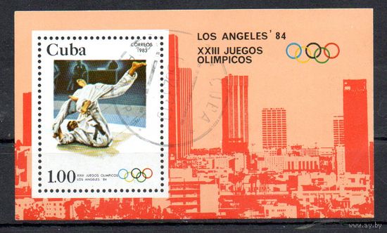 Олимпийские игры в Лос-Анжелесе Куба 1983 год 1 блок