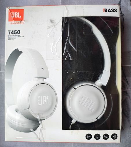 JBL наушники T450 проводные. Одно ухо не работает