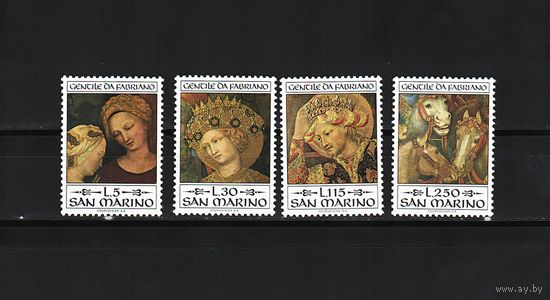 Сан-Марино 1973, Живопись, 600 лет Джентиле да Фабриано,  Mi 1,04, С164