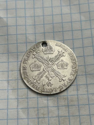 1/4 кроненталера 1788 года