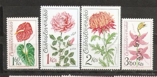 КГ Чехословакия 1973 Цветы