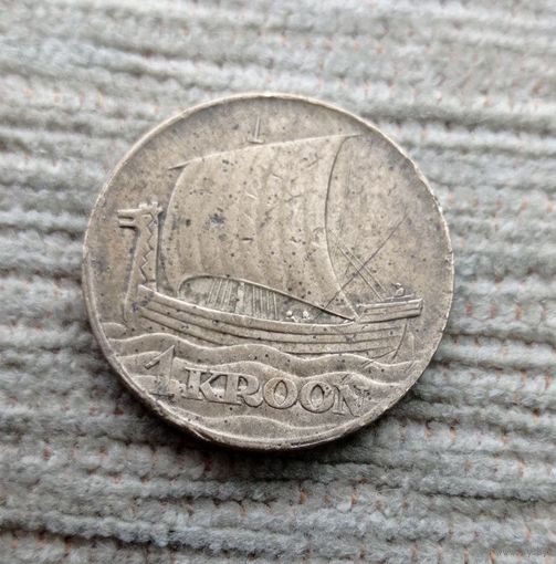 Werty71 Эстония 1 крона 1934 Корабль