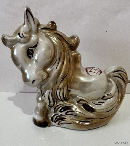 АУКЦИОН не с рубля без МПЦ. РЕДКАЯ!!!     Статуэтка фарфоровая "Лошадь"(лошадка, конь)  ДФЗ
