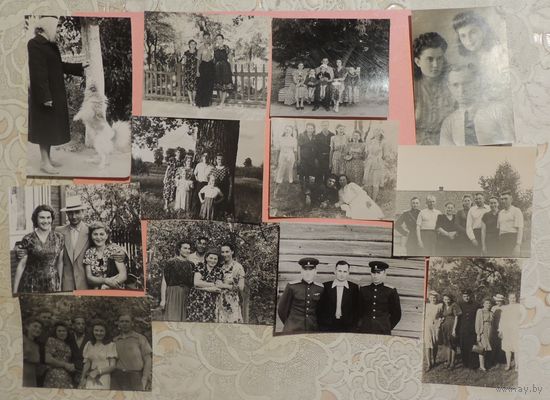 Фото "Моя деревня", Слуцкий район, 1948-1950- е гг. (12 шт.)