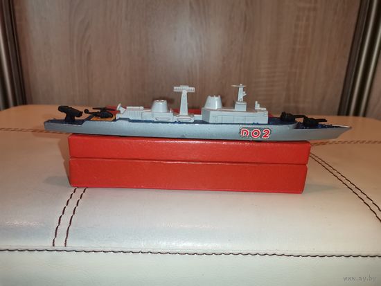 Модель фрегата Matchbox, Seakings K308, Англия, алюминий, пластик, длина 22 см.